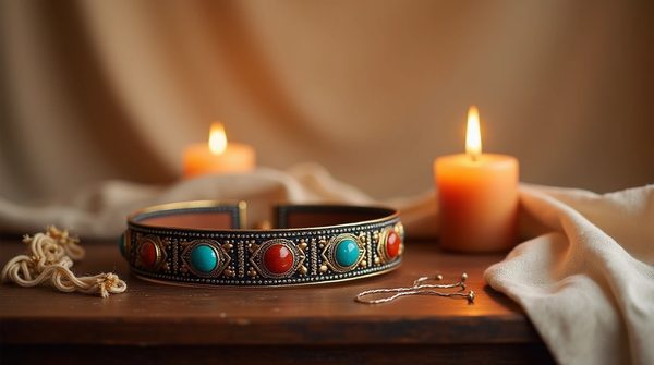 Découvrez l'élégance des bracelets tibétains artisanaux